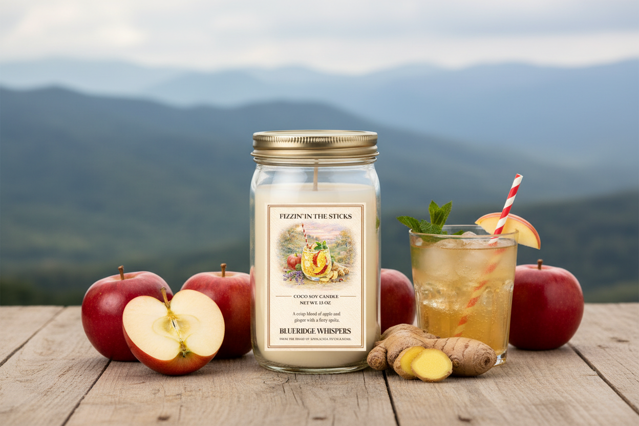 Fizzin’ in the Sticks | Hand-Poured Celebration Candle
