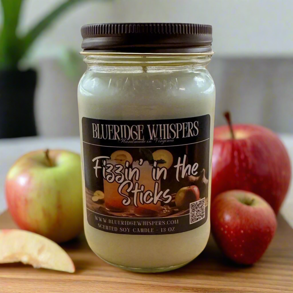 Fizzin in the sticks - Apple Ginger Spritz Soy Candle