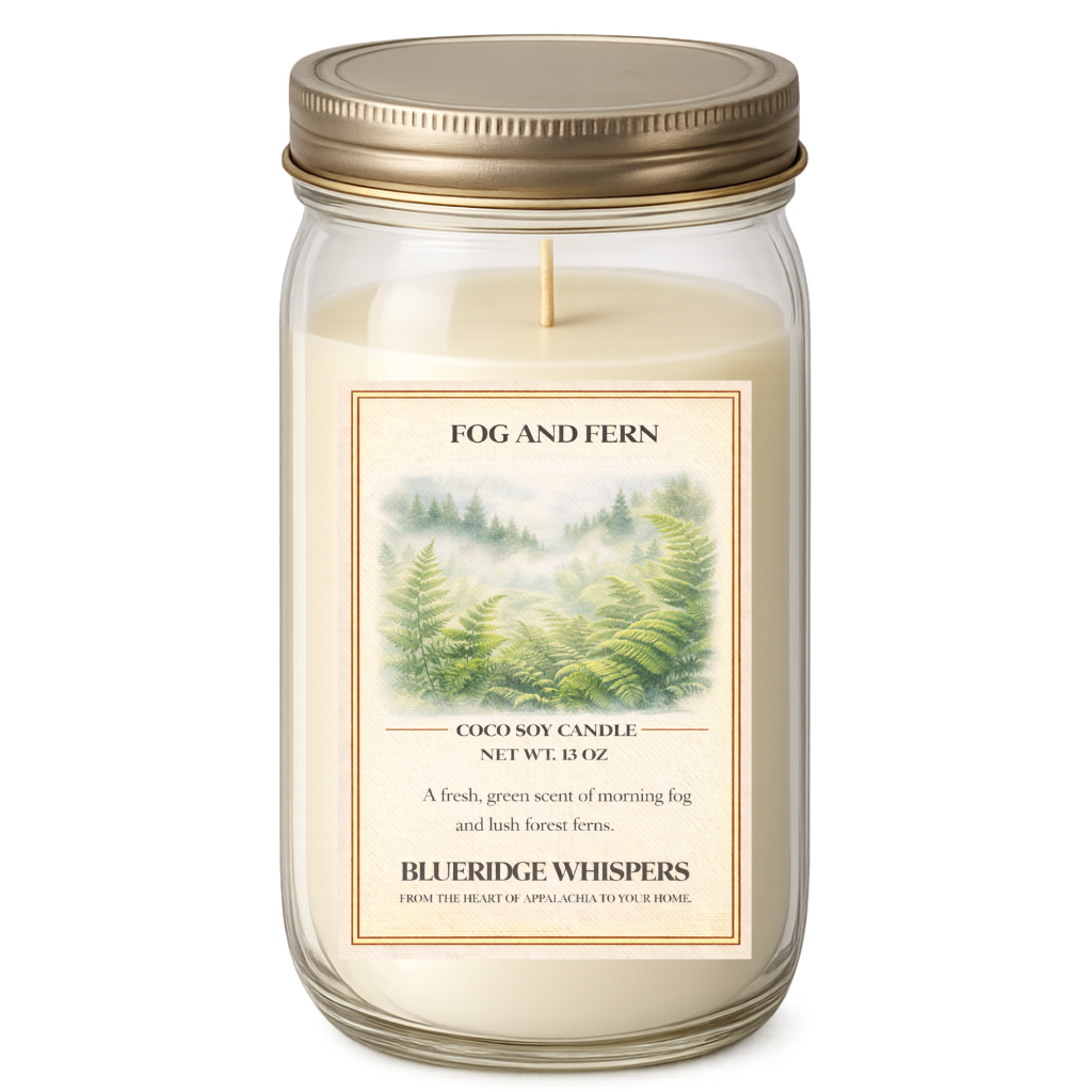 Fog & Fern | Hand-Poured Misty Forest Candle