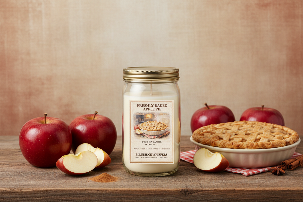 Freshly Baked Apple Pie | Hand-Poured Mountain Kitchen Candle