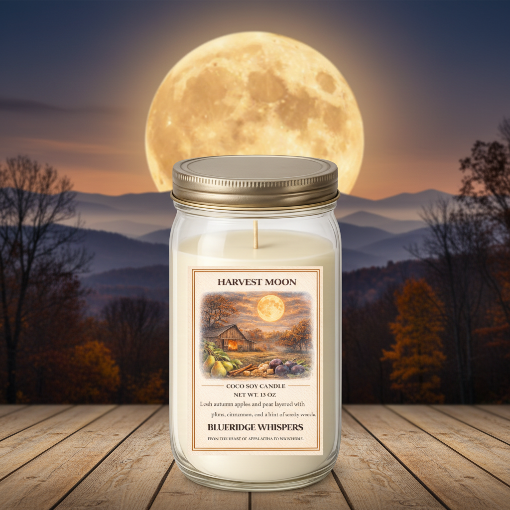 Hollow Harvest Moon | Hand-Poured Autumn Evening Candle