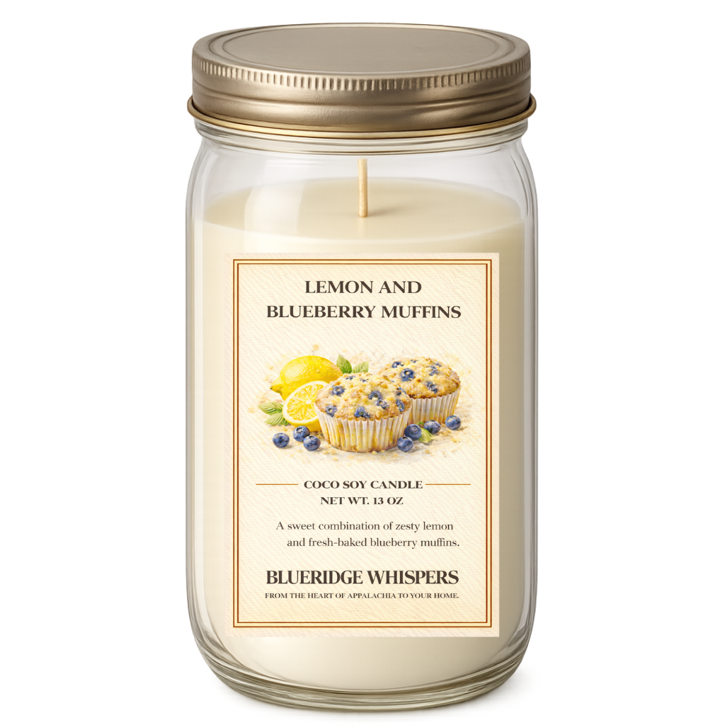 Lemon and Blueberry Muffins | Hand-Poured Fruity Bakery Candle