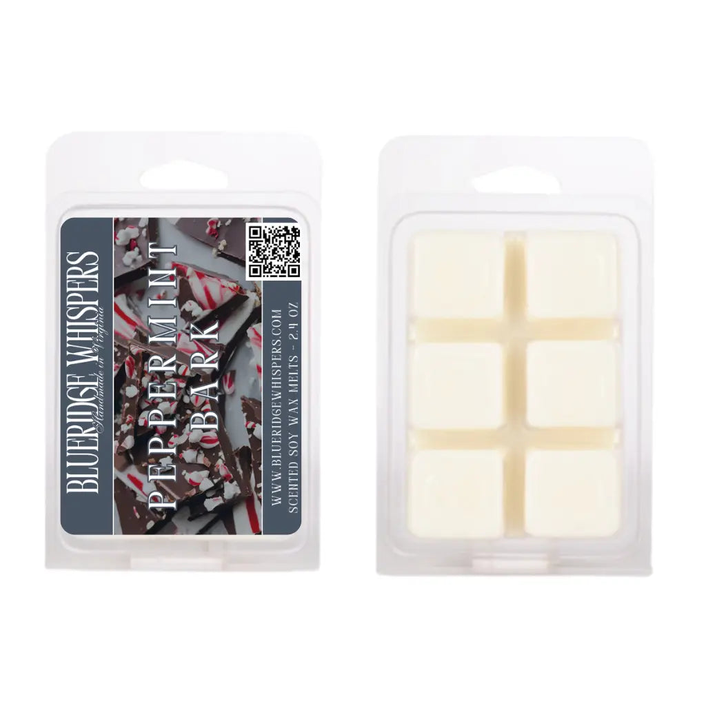 Peppermint Bark Soy Wax Melts Blue Ridge Whispers