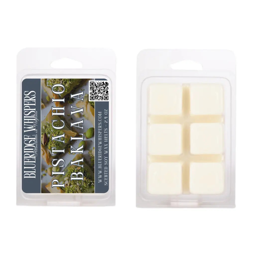 Pistachio Baklava Soy Wax Melts Blue Ridge Whispers