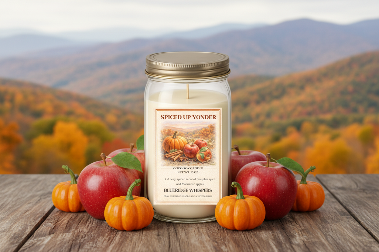 Spiced Up Yonder Pumpkin Apple Spice | Hand-Poured Autumn Harvest Candle