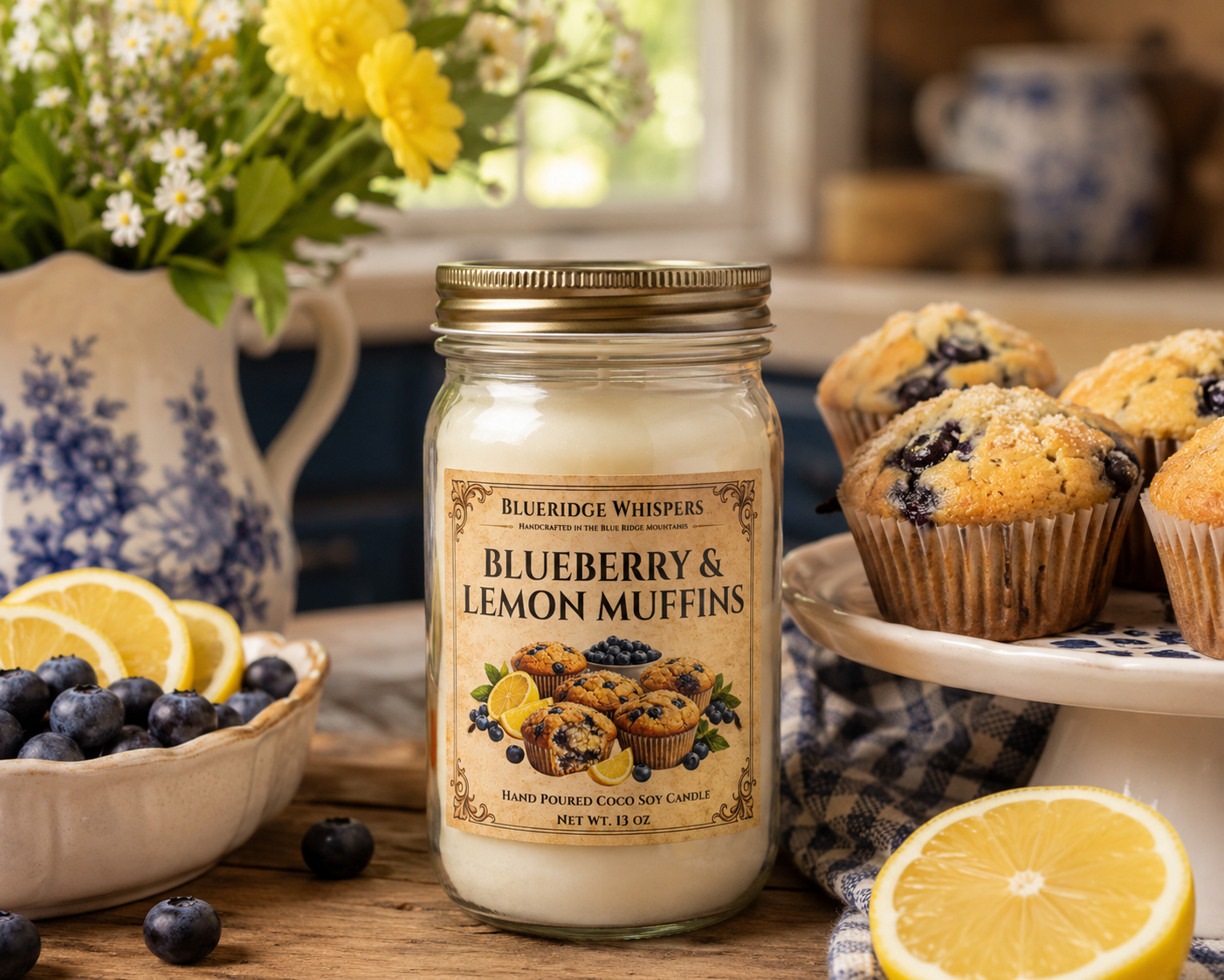 Blueberry & Lemon Muffins