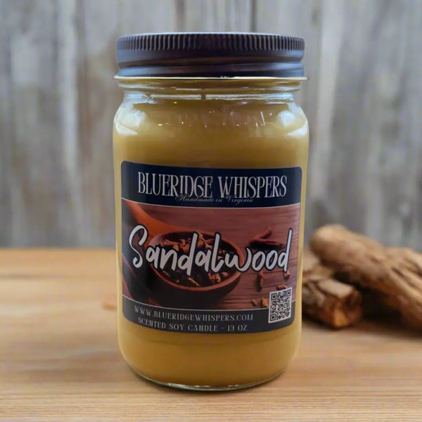 Sandalwood-Candles-Bridging-Cultural-Traditions-and-Modern-Aromatherapy Blue Ridge Whispers