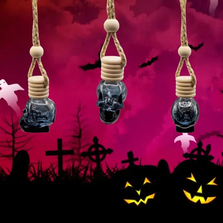 The Safest and Most Effective Way to Use a Hanging Skull Car Air Freshener - Blue Ridge Whispers