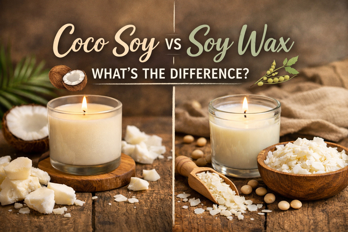 Coco Soy Wax vs Soy Wax: What’s the Difference?