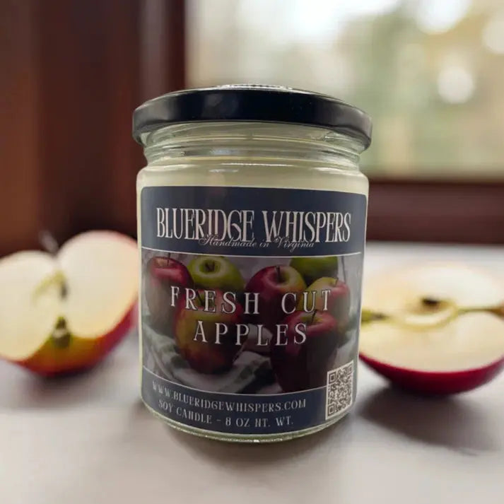 Learn More: Fresh Cut Apples Soy Candle - Blue Ridge Whispers