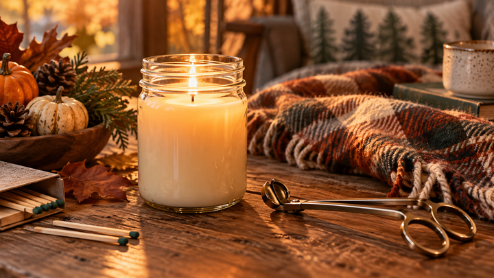 Fall Candle Care 101: First Burn, Trim, and Safety — BlueRidge Whispers