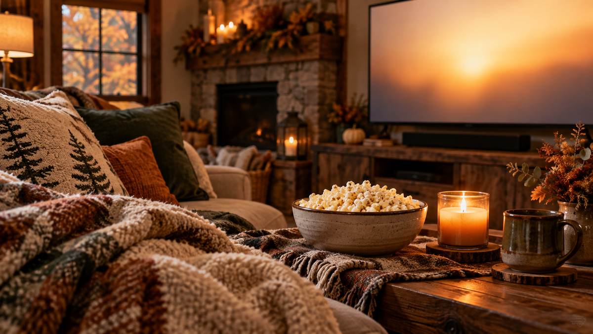 Fall Movie Night at Home: A Simple Cozy Setup — BlueRidge Whispers