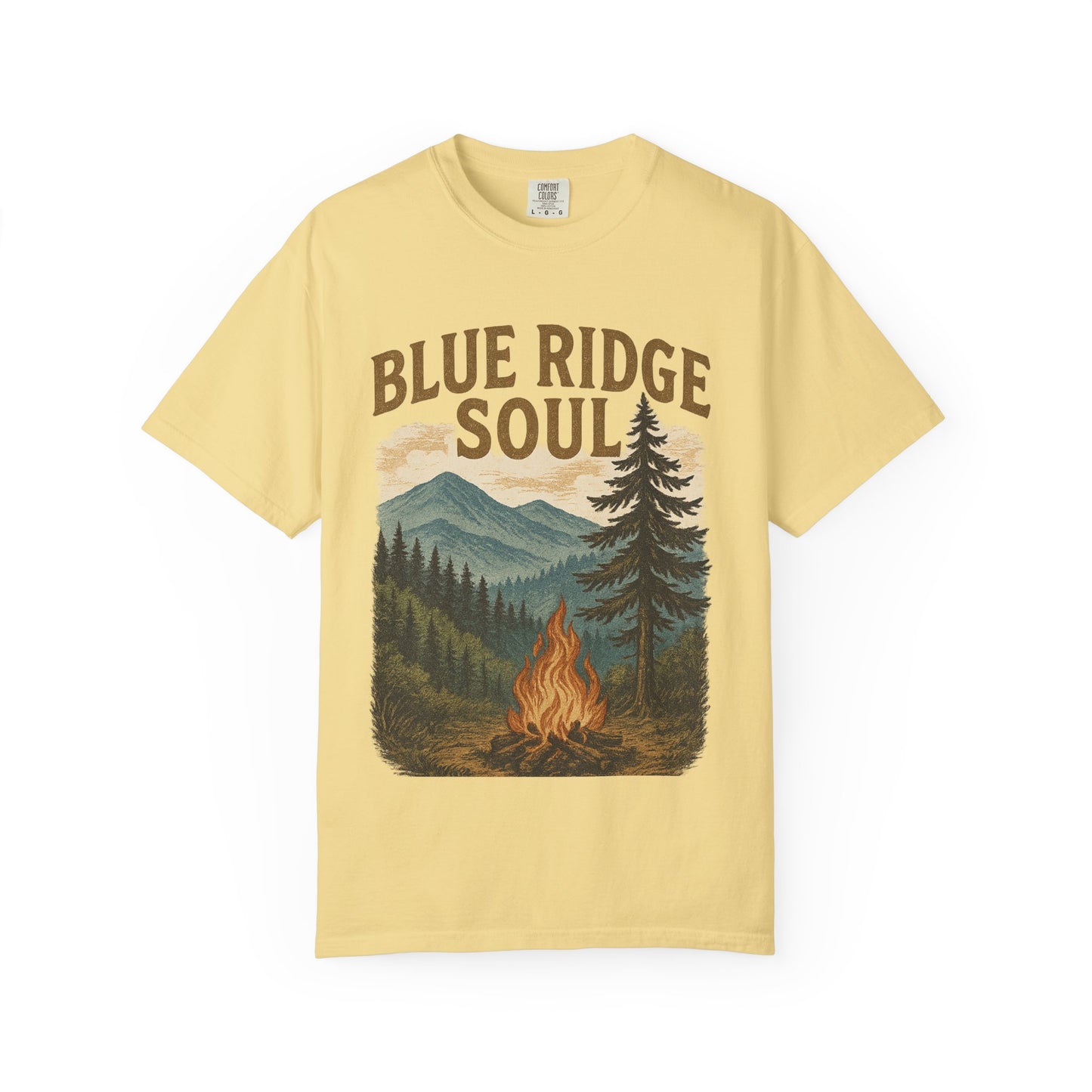 Adventure-Ready Unisex T-Shirt, Blue Ridge Soul Graphic Tee, Nature Lover's Shirt, Camping Gift, Outdoor Apparel, Cozy Summer Wear