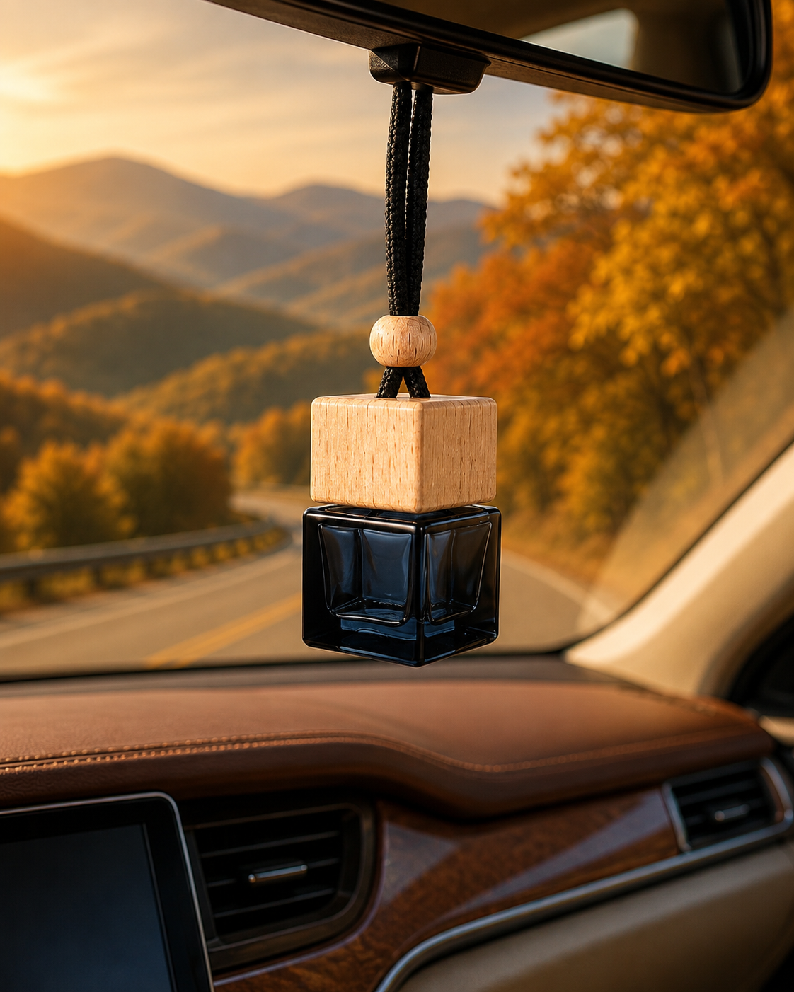Black Cube Car Diffuser