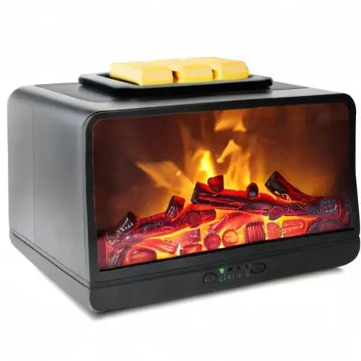 Flame Fireplace Candle Wax Warmer EQUSUPRO