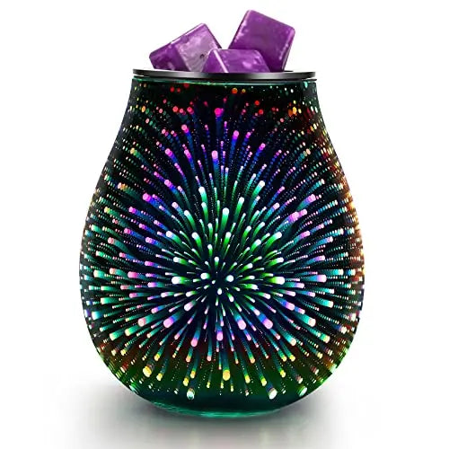 3D Firework Glass Wax Warmer inrorans