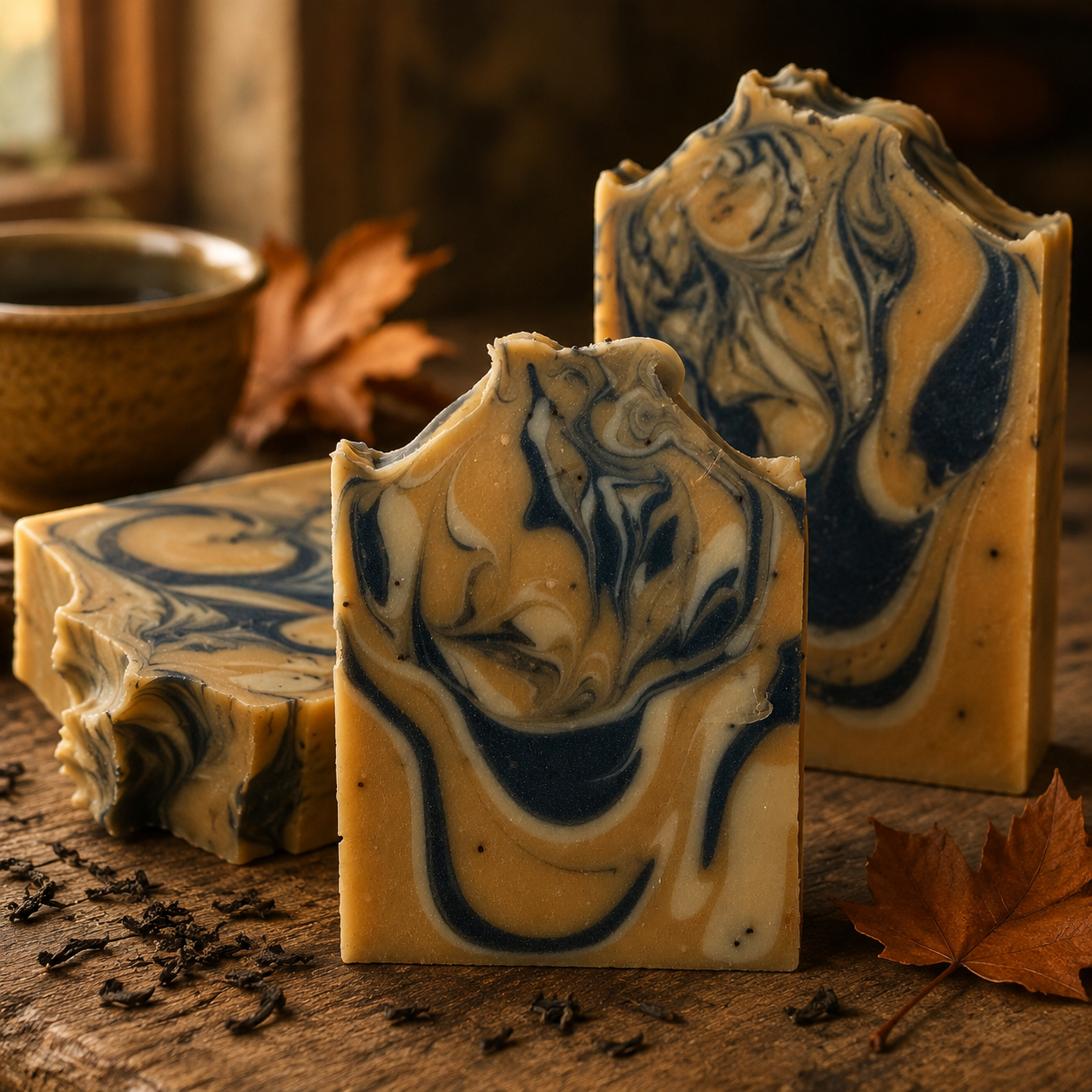 Autumn Tea & Amber Handmade Soap