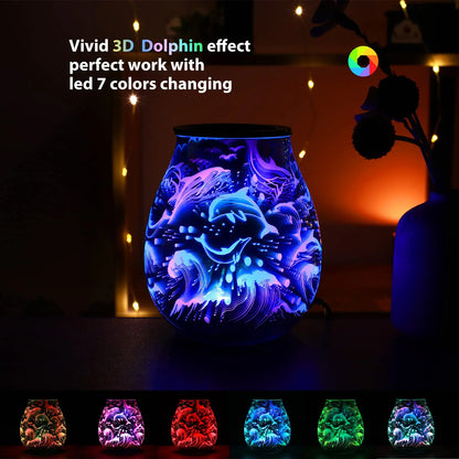 3D Firework Glass Wax Warmer inrorans