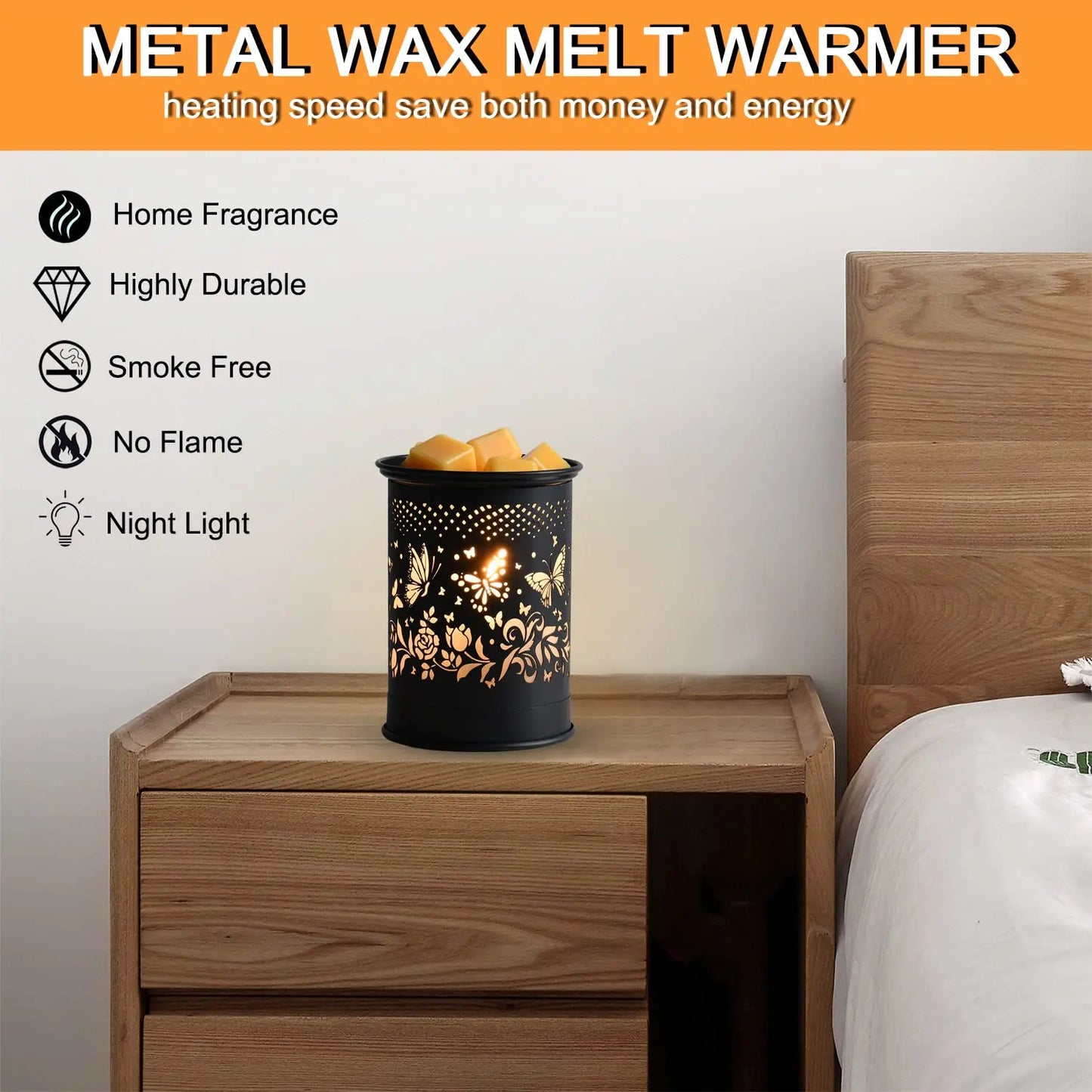 Metal Wax Melt Warmer kobodon