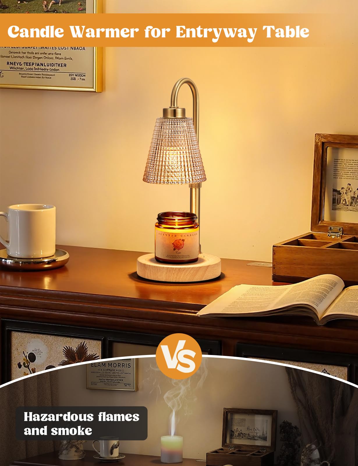 Innqoo Candle Warmer Lamp with Timer - Blue Ridge Whispers