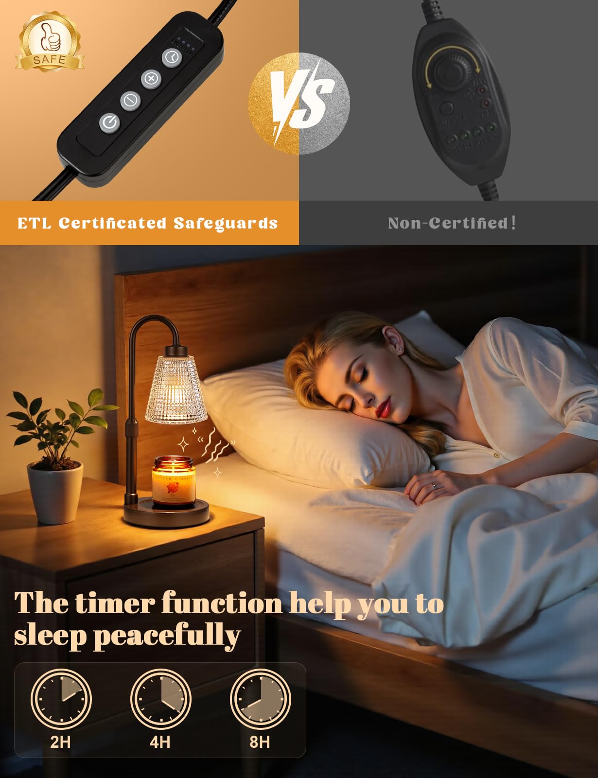 Innqoo Candle Warmer Lamp with Timer - Blue Ridge Whispers