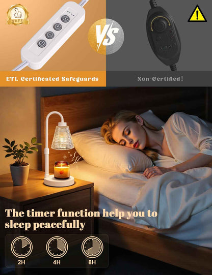 Innqoo Candle Warmer Lamp with Timer - Blue Ridge Whispers