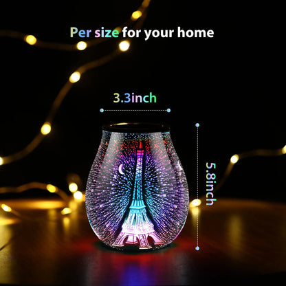 3D Firework Glass Wax Warmer inrorans