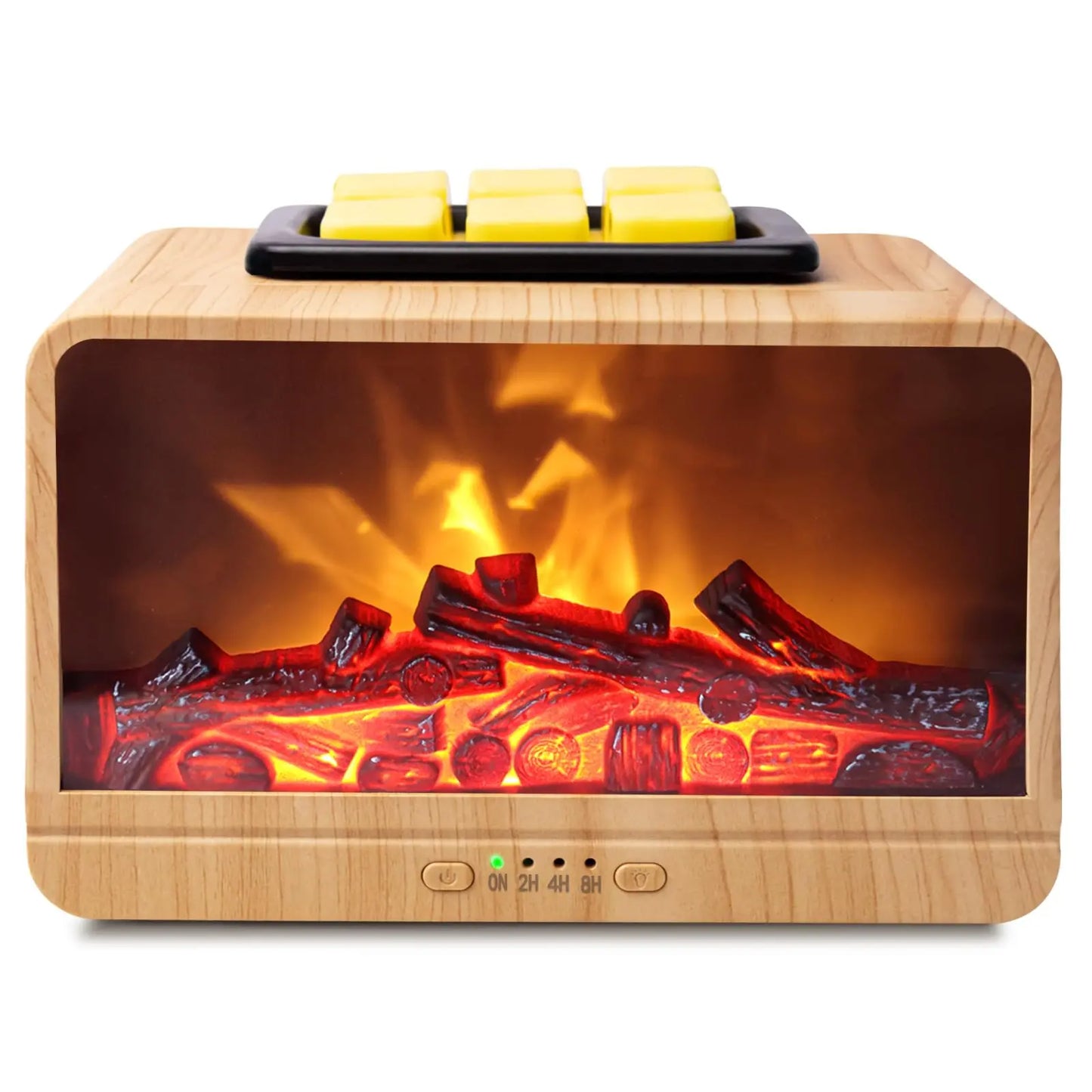 Flame Fireplace Candle Wax Warmer EQUSUPRO