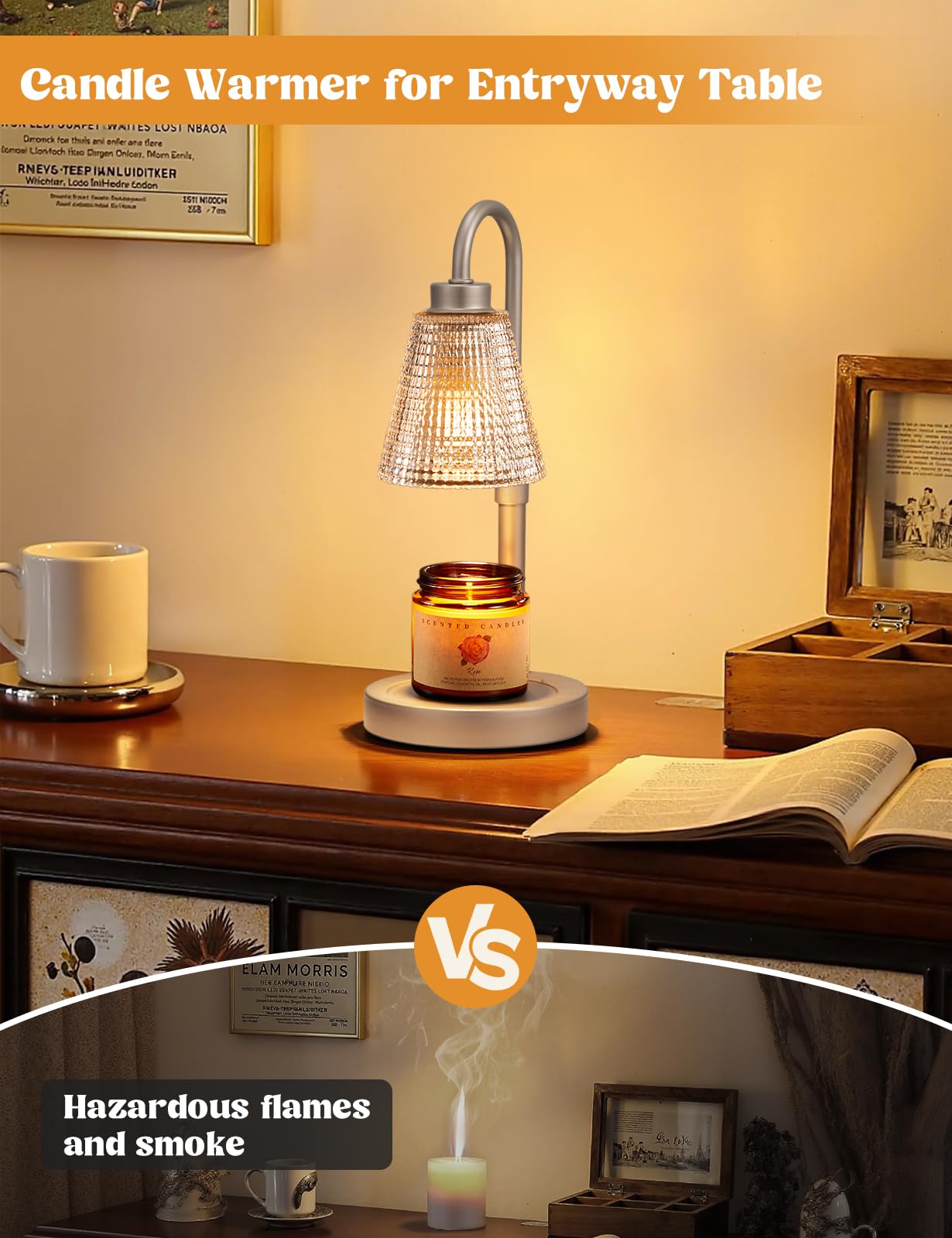 Innqoo Candle Warmer Lamp with Timer - Blue Ridge Whispers