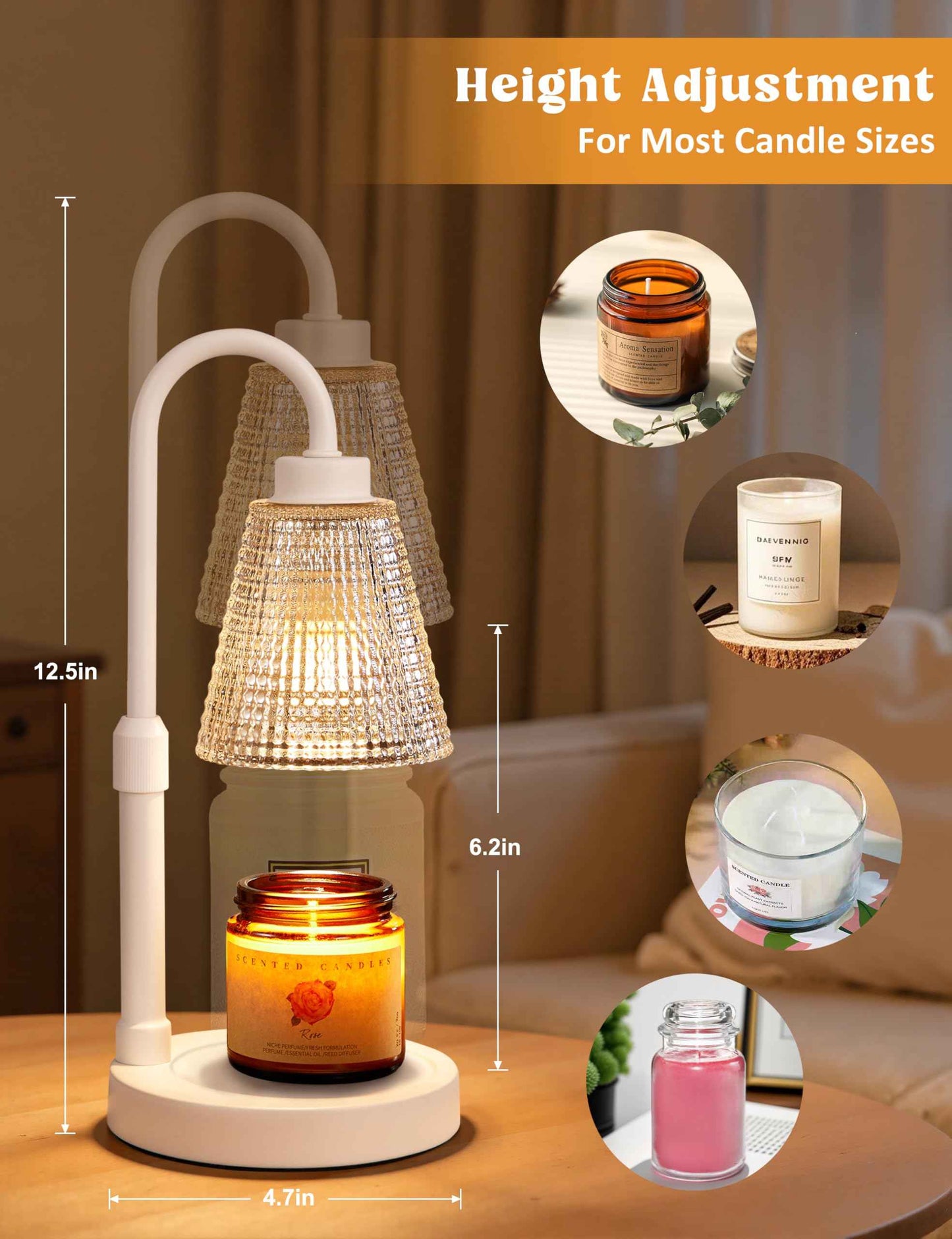 Innqoo Candle Warmer Lamp with Timer - Blue Ridge Whispers