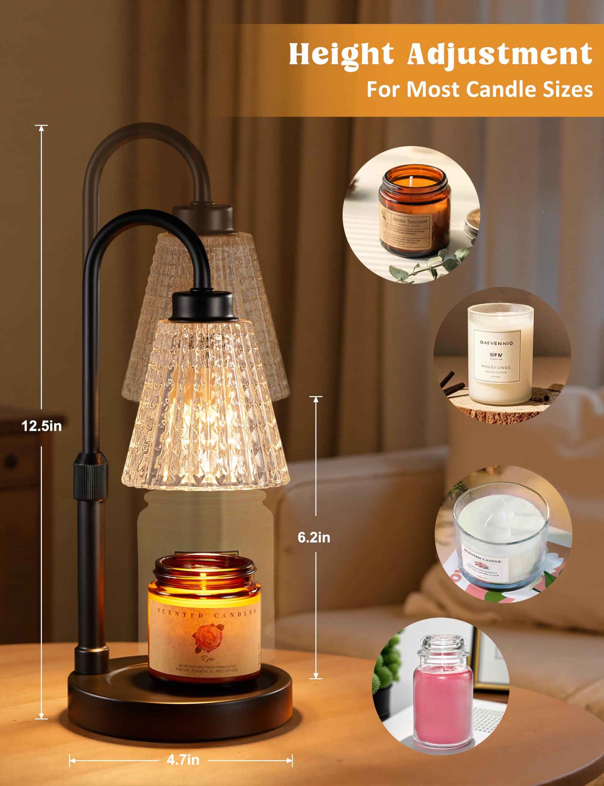 Innqoo Candle Warmer Lamp with Timer - Blue Ridge Whispers