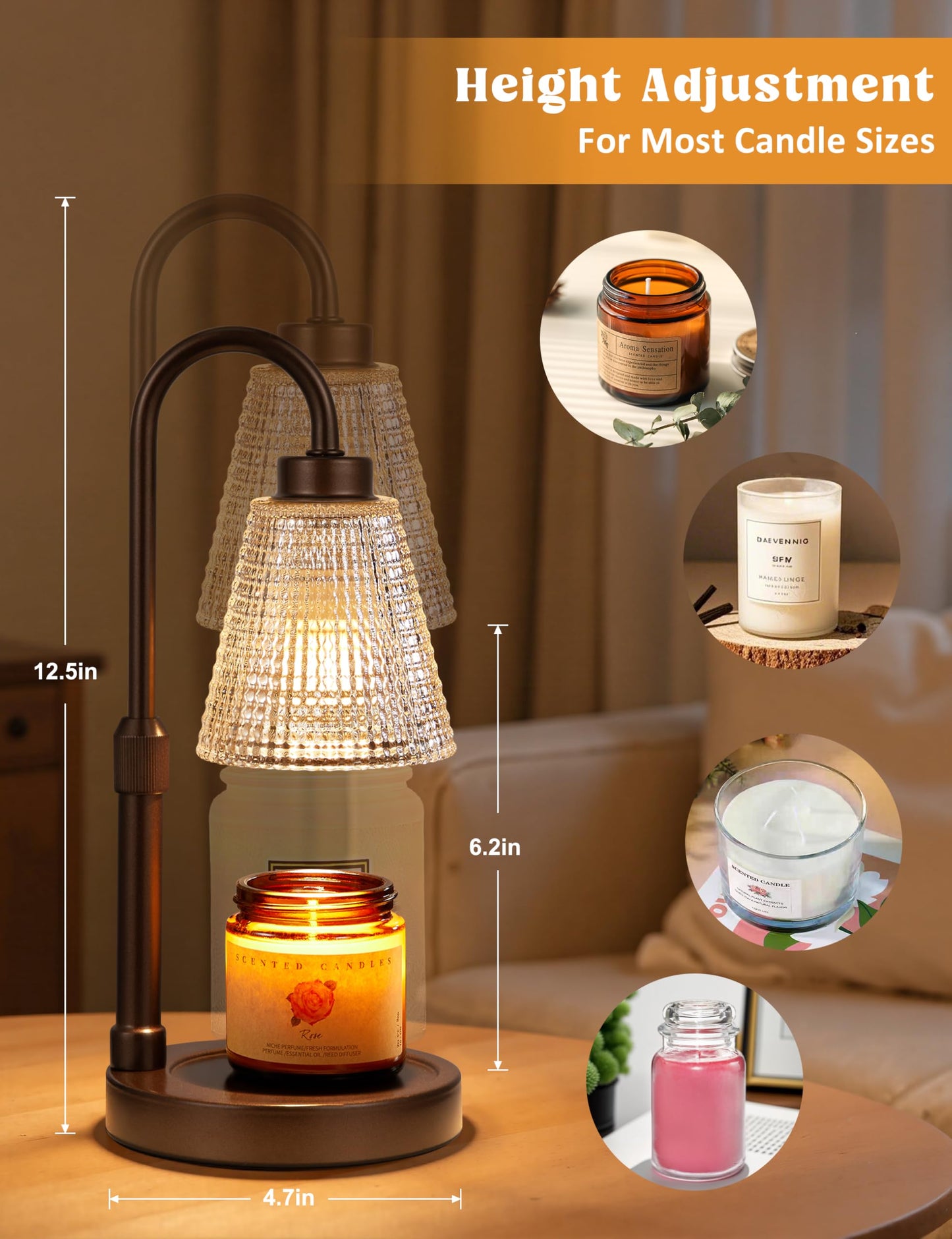 Innqoo Candle Warmer Lamp with Timer - Blue Ridge Whispers