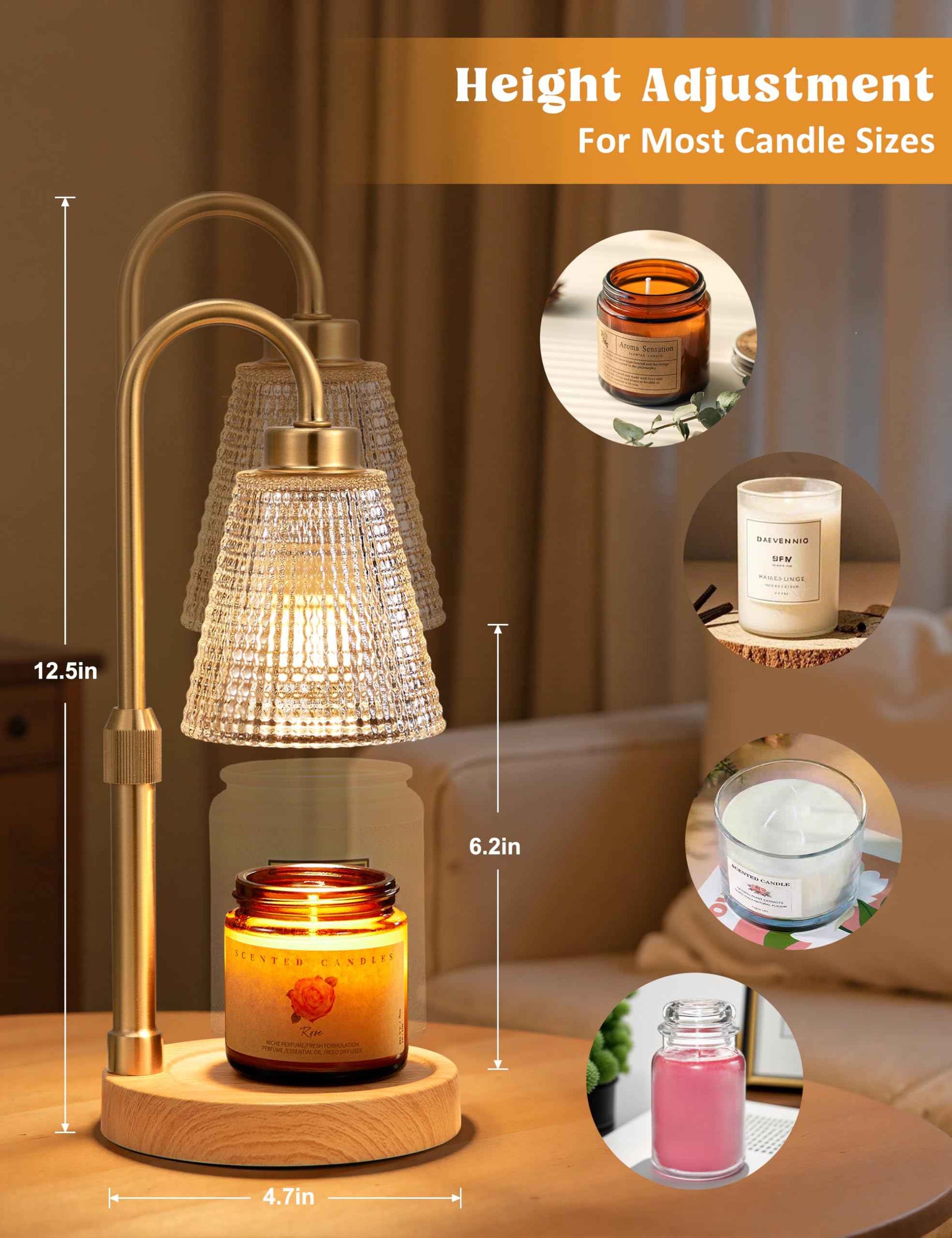 Innqoo Candle Warmer Lamp with Timer - Blue Ridge Whispers