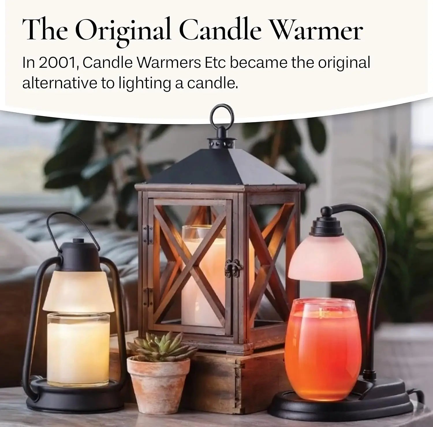 Candle Warmers Etc. Illumination Fragrance Warmer (White Harmony) – Porcelain Bulb Warmer for Warming Scented Candle Wax Melts and Tarts – Freshen Rooms with Flame-Free Fragrance Blue Ridge Whispers