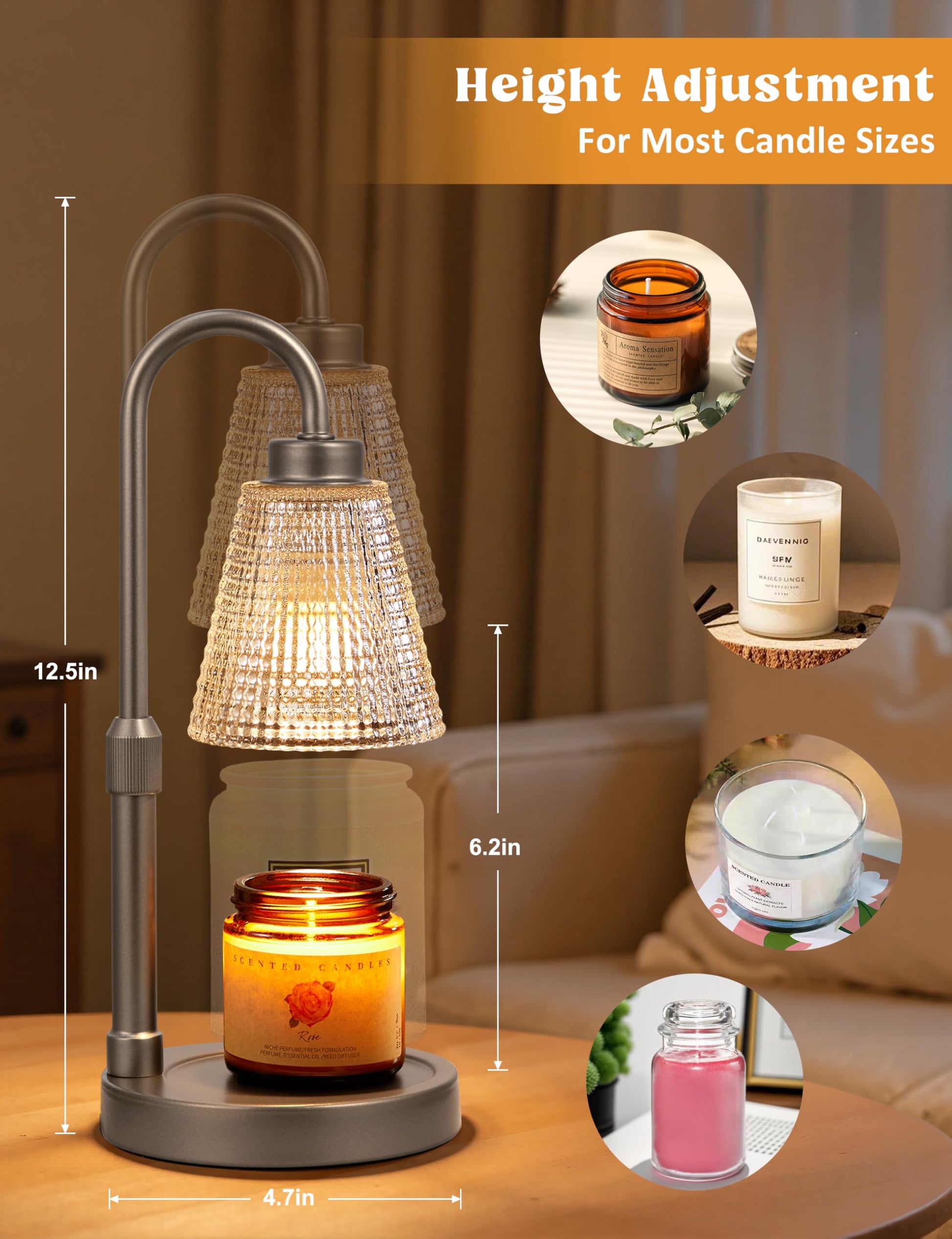 Innqoo Candle Warmer Lamp with Timer - Blue Ridge Whispers