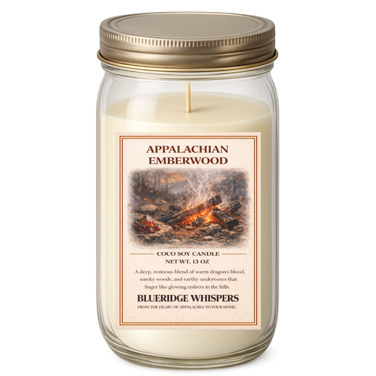 Appalachian Emberwood – Dragon’s Blood | Hand-Poured Warm Woods Candle