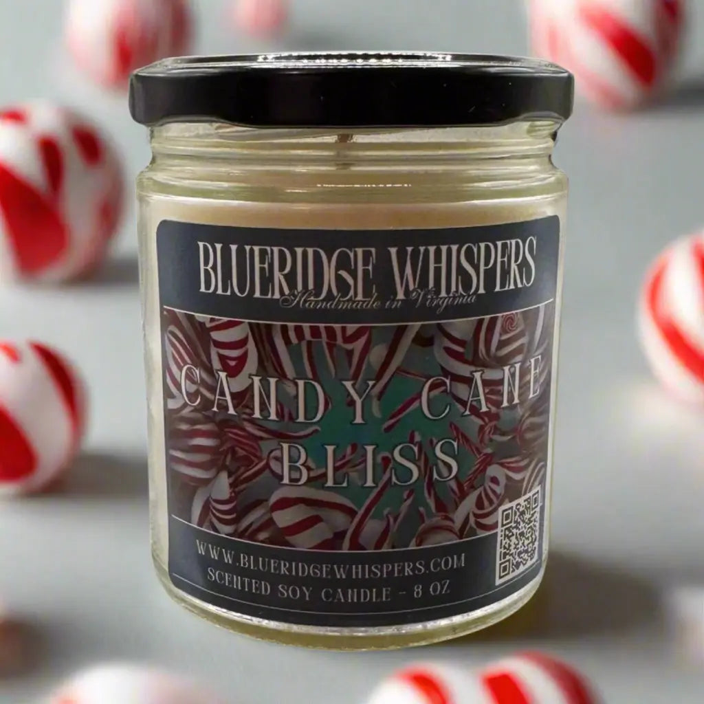 Candy Cane Bliss Soy Candle