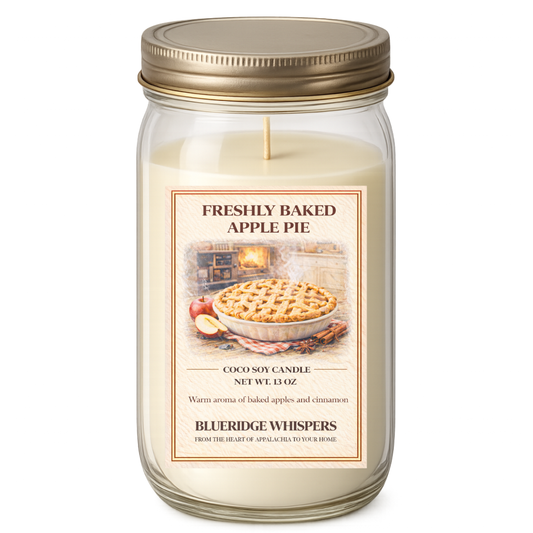Freshly Baked Apple Pie | Hand-Poured Mountain Kitchen Candle