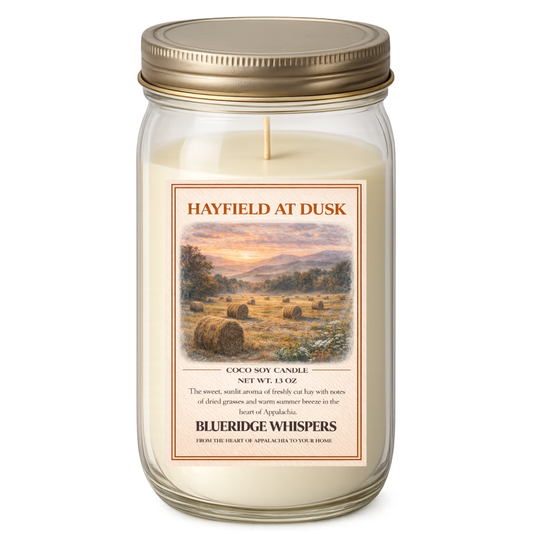 Hayfield at Dusk – Hand Poured Soy Candle
