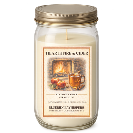Hearthfire & Cider | Hand-Poured Hearth & Harvest Candle