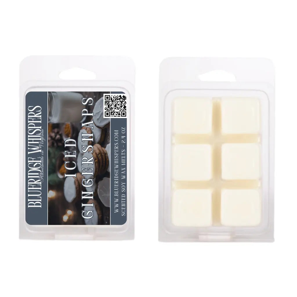 Iced Gingersnaps Soy Wax Melts Blue Ridge Whispers