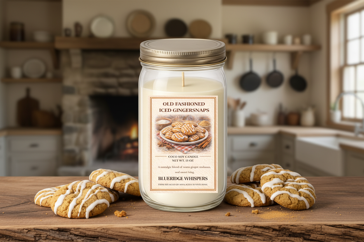 Old Fashioned Gingersnaps | Hand-Poured Cozy Kitchen Candle