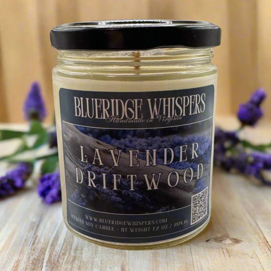 Lavender Driftwood Soy Candle