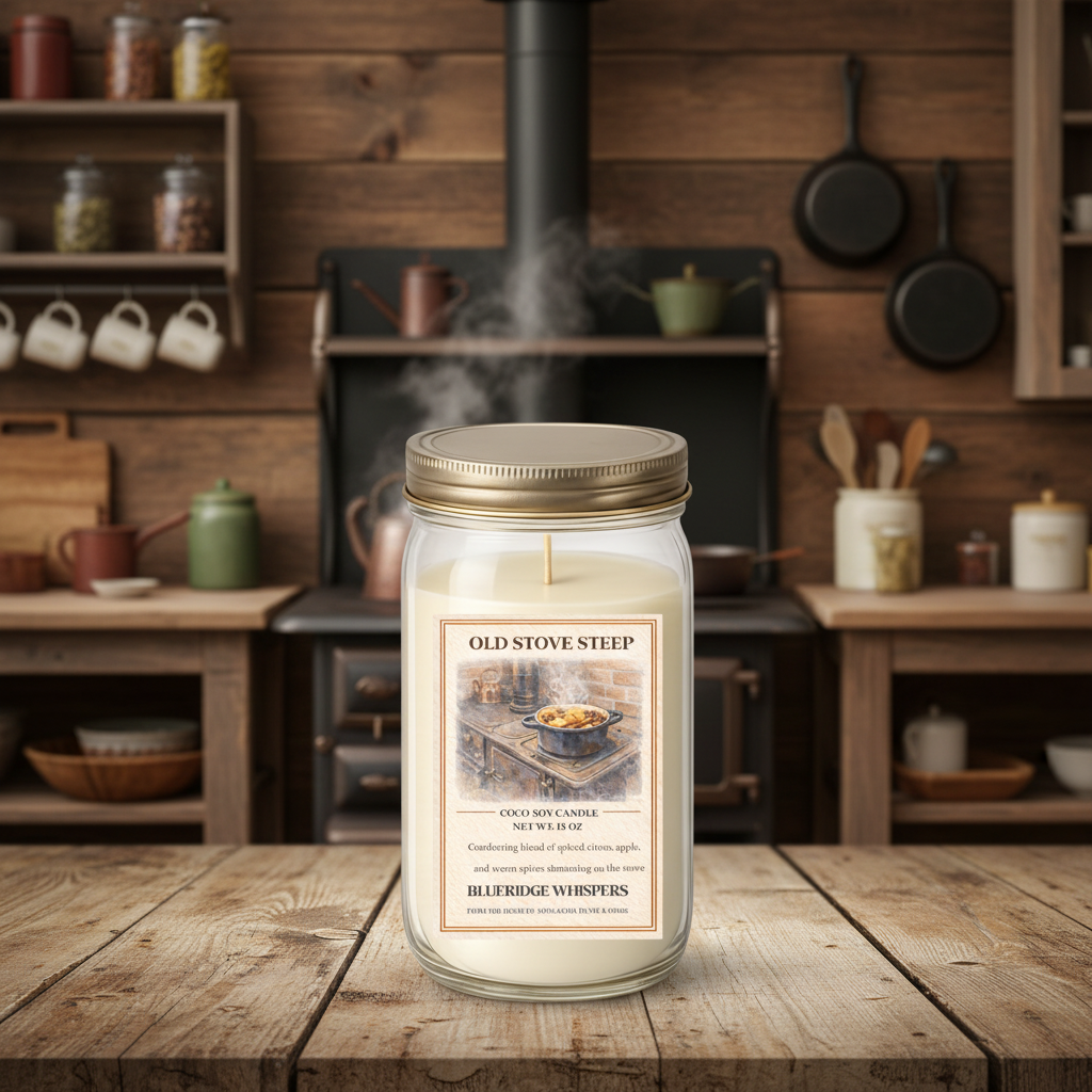 Old Stove Steep | Hand-Poured Hearth & Brew Candle