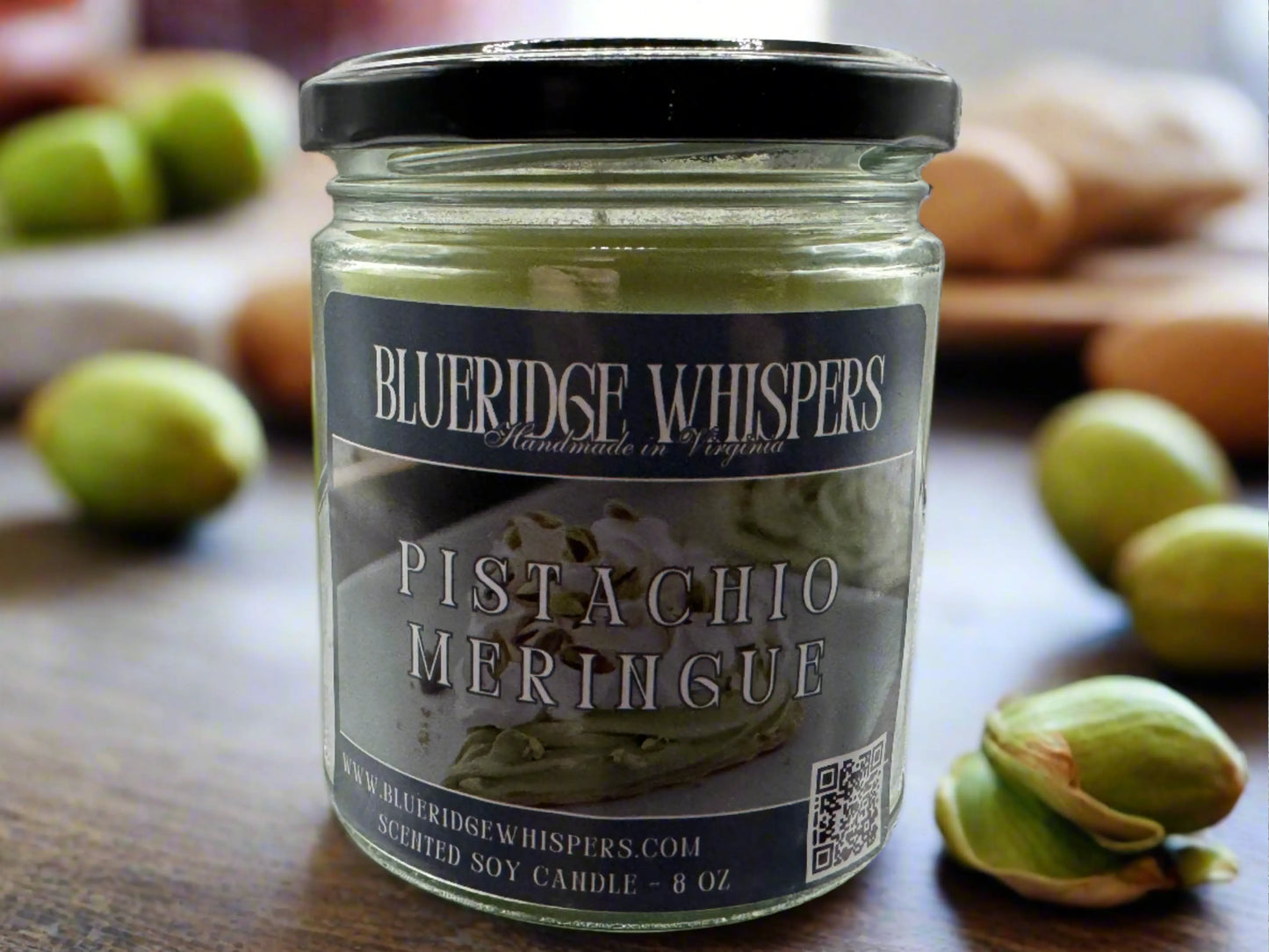 Pistachio Meringue Soy Candle