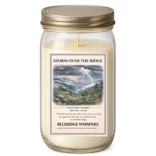 Storm Over The Ridge – Hand Poured Soy Candle