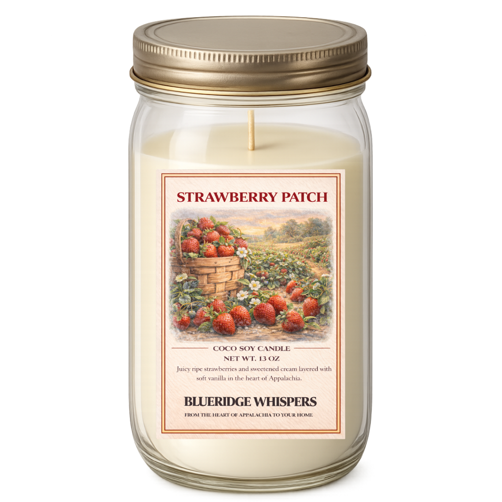 Strawberry Patch – Hand Poured Soy Candle