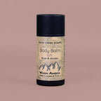 WARM AMBER BODY BALM | Solid Lotion Bar - Black Amber & Vanilla with French Lavender