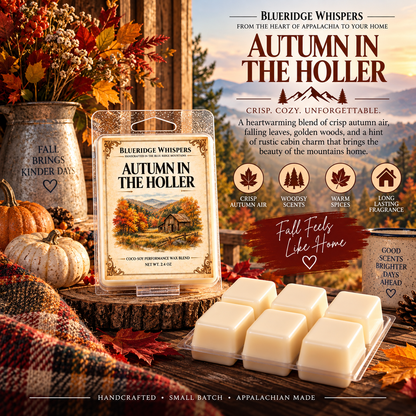 Autumn In The Holler — Blue Ridge Whispers wax melt product photo