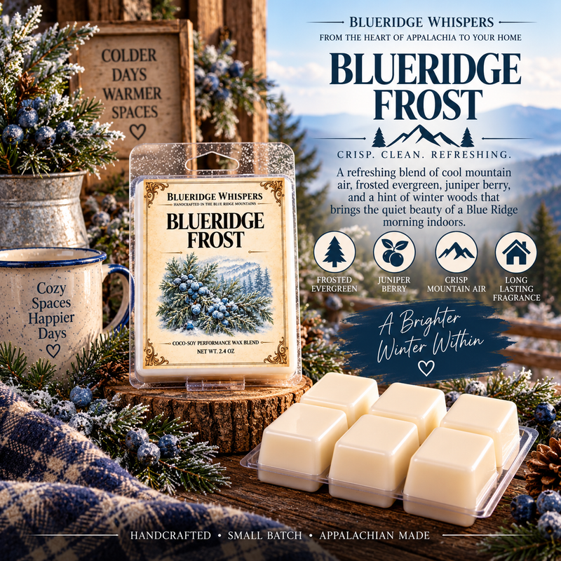 Blue Ridge Frost — Blue Ridge Whispers wax melt product photo